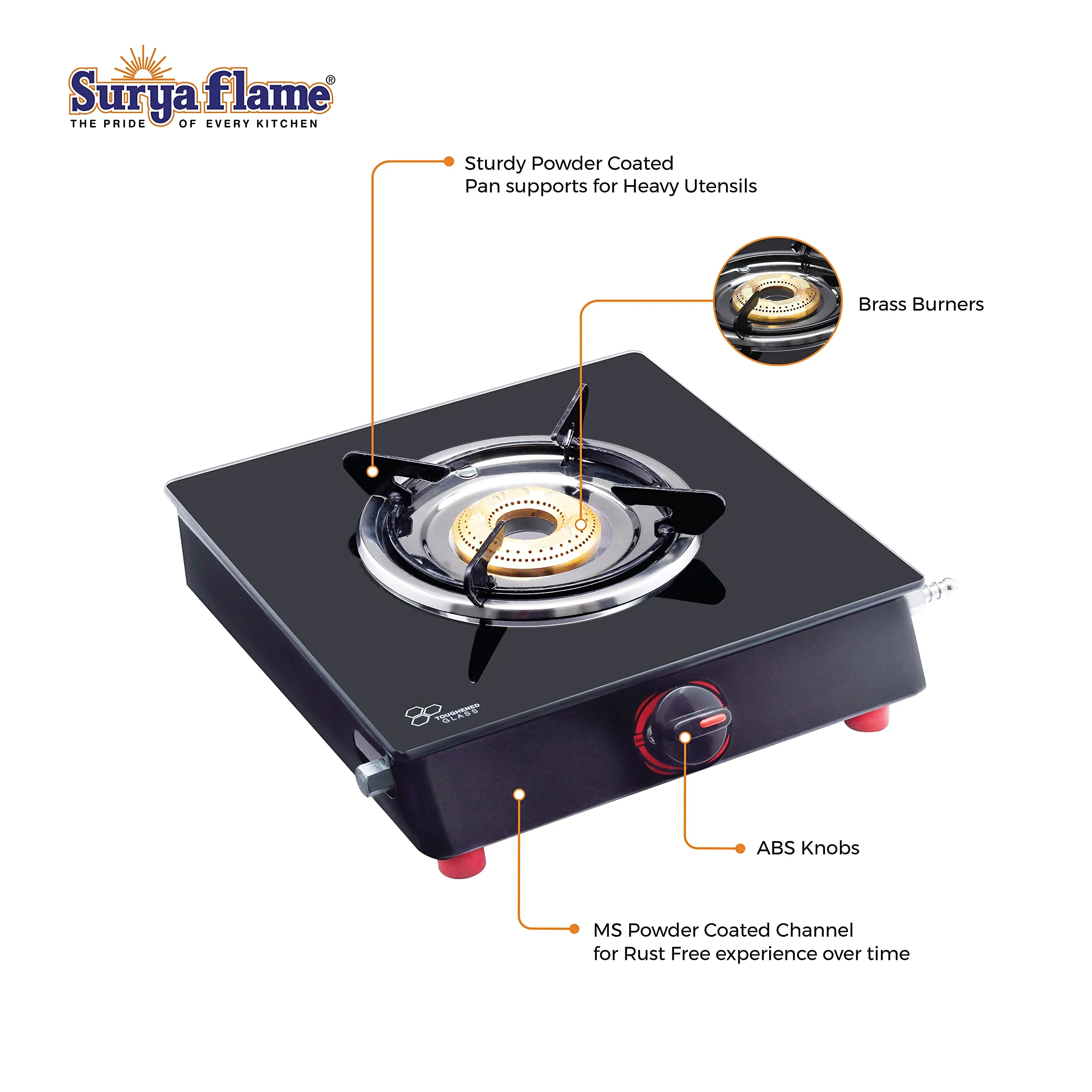 1 SF LPG STOVE 1B SMART MS NA|1 SF HOSE PIPE 1.5 MTR..|1 SF SPARK LIGHTER - CHROME (..