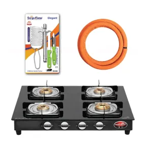 1 SF LPG STOVE 4B NEXA M..|1 SF HOSE PIPE 1.5 MTR..|1 SF SPARK LIGHTER - CHROME (..