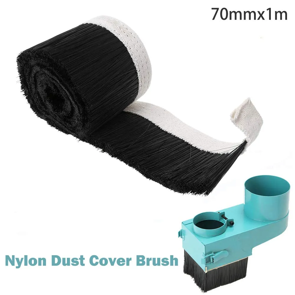 100mm Dust Cover Brush Nylon Vacuum Cleaner Engraving Machine Dust Cover for CNC Router Spindle Motor Milling Machine