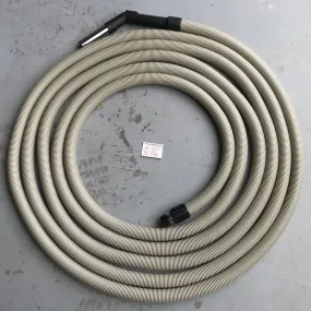 12 Metre Length 32mm Domestic Cream Ducted Vacuum Hose Complete