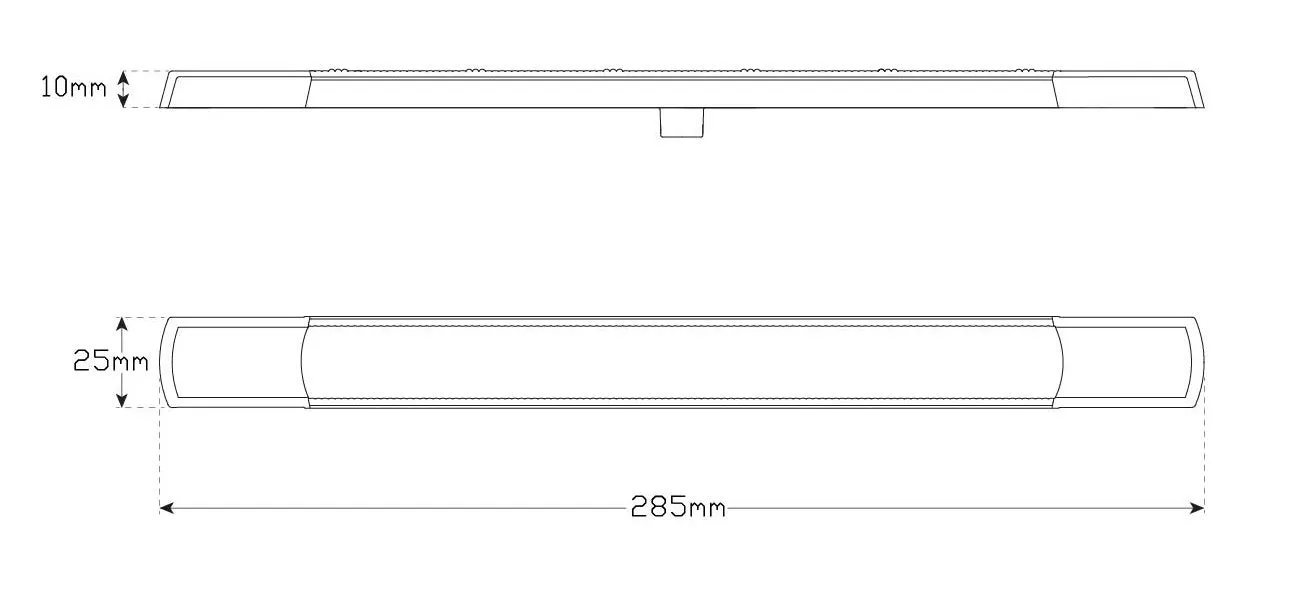 12v Slimline Stop / Tail / Indicator Lamp / LED Autolamps 285BAR12