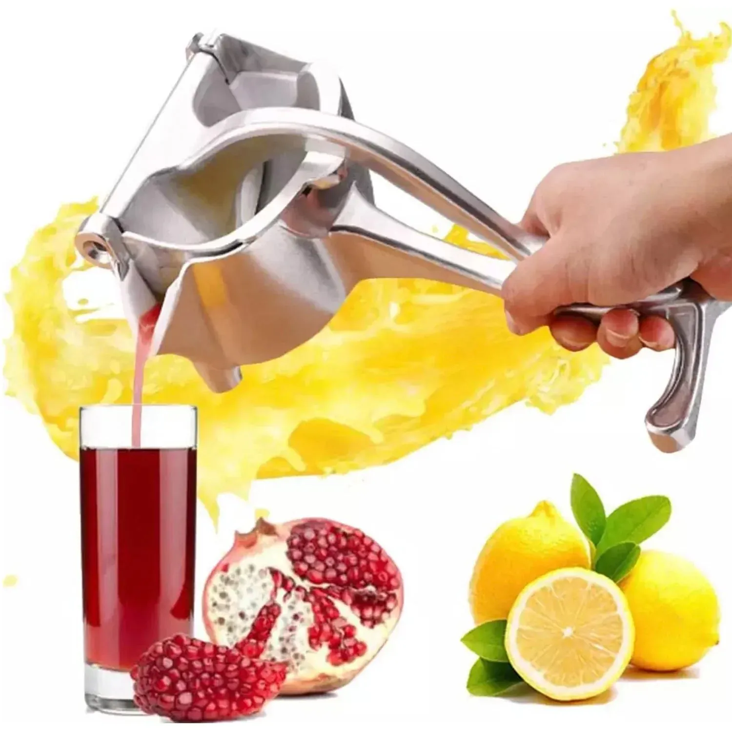 2126  MANUAL ALUMINIUM METAL FRUIT PRESS JUICER