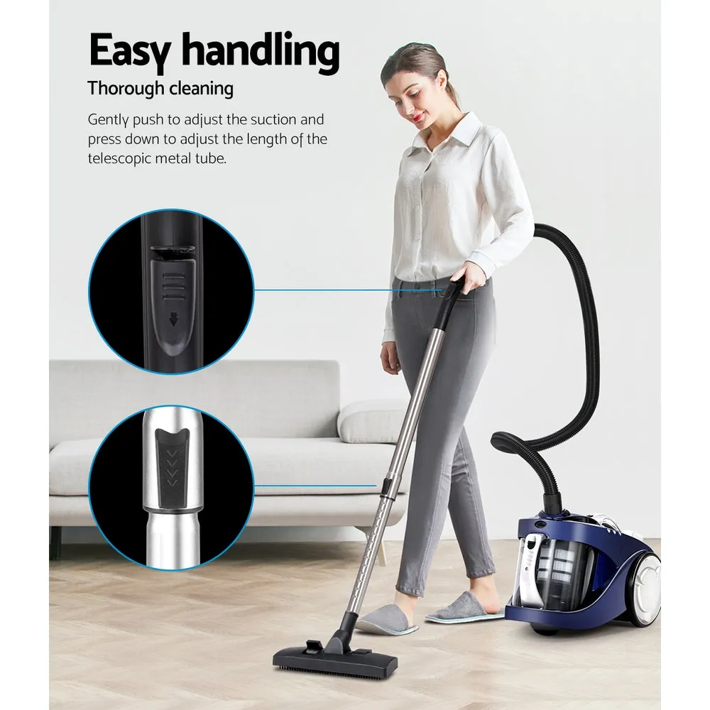 2200W Bagless Vacuum Cleaner, Multi-Cyclonic System - Devanti