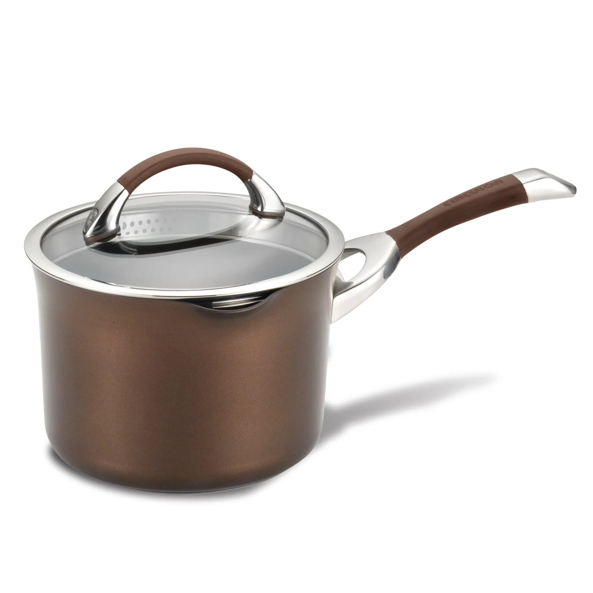 3.5-Quart Nonstick Straining Saucepan