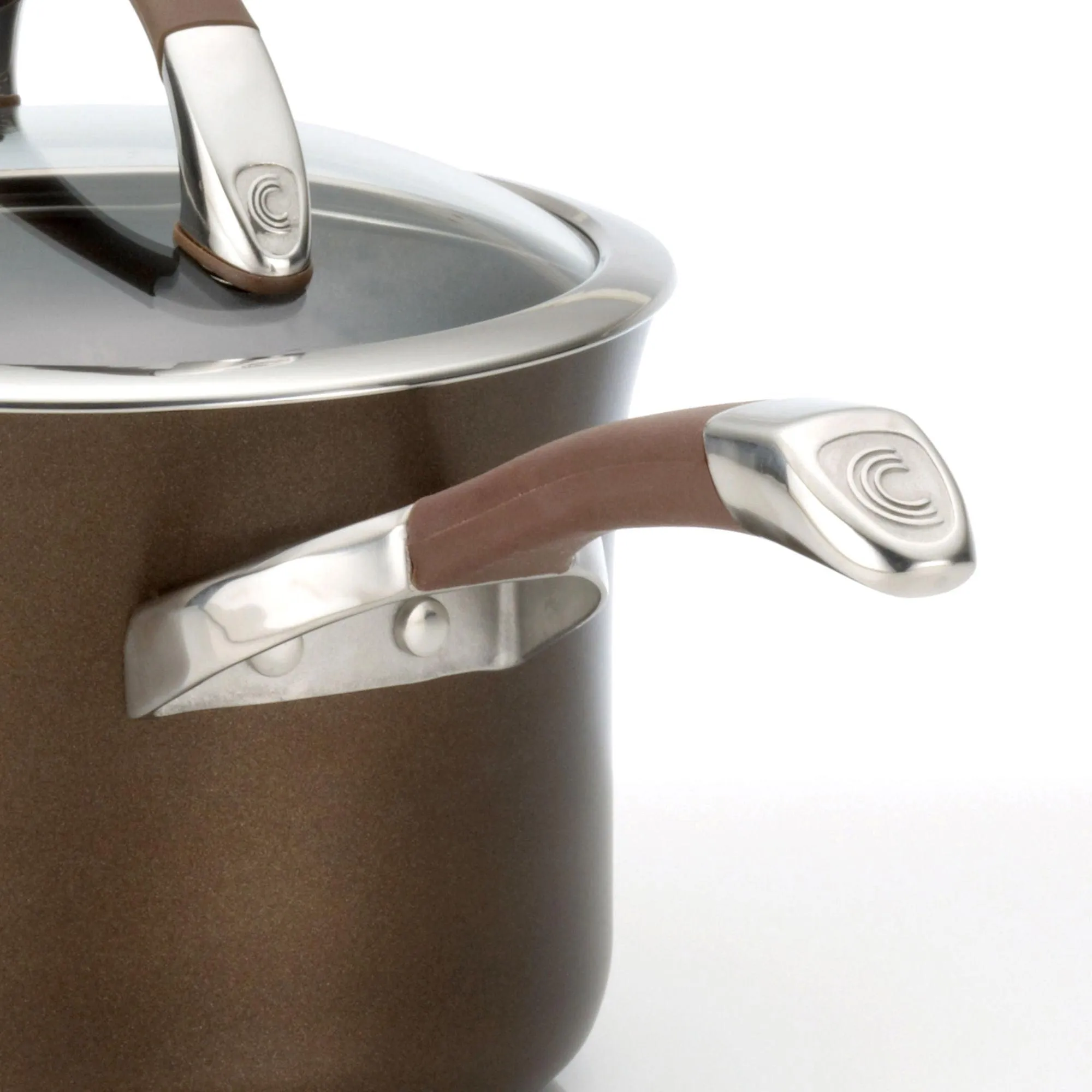 3.5-Quart Nonstick Straining Saucepan