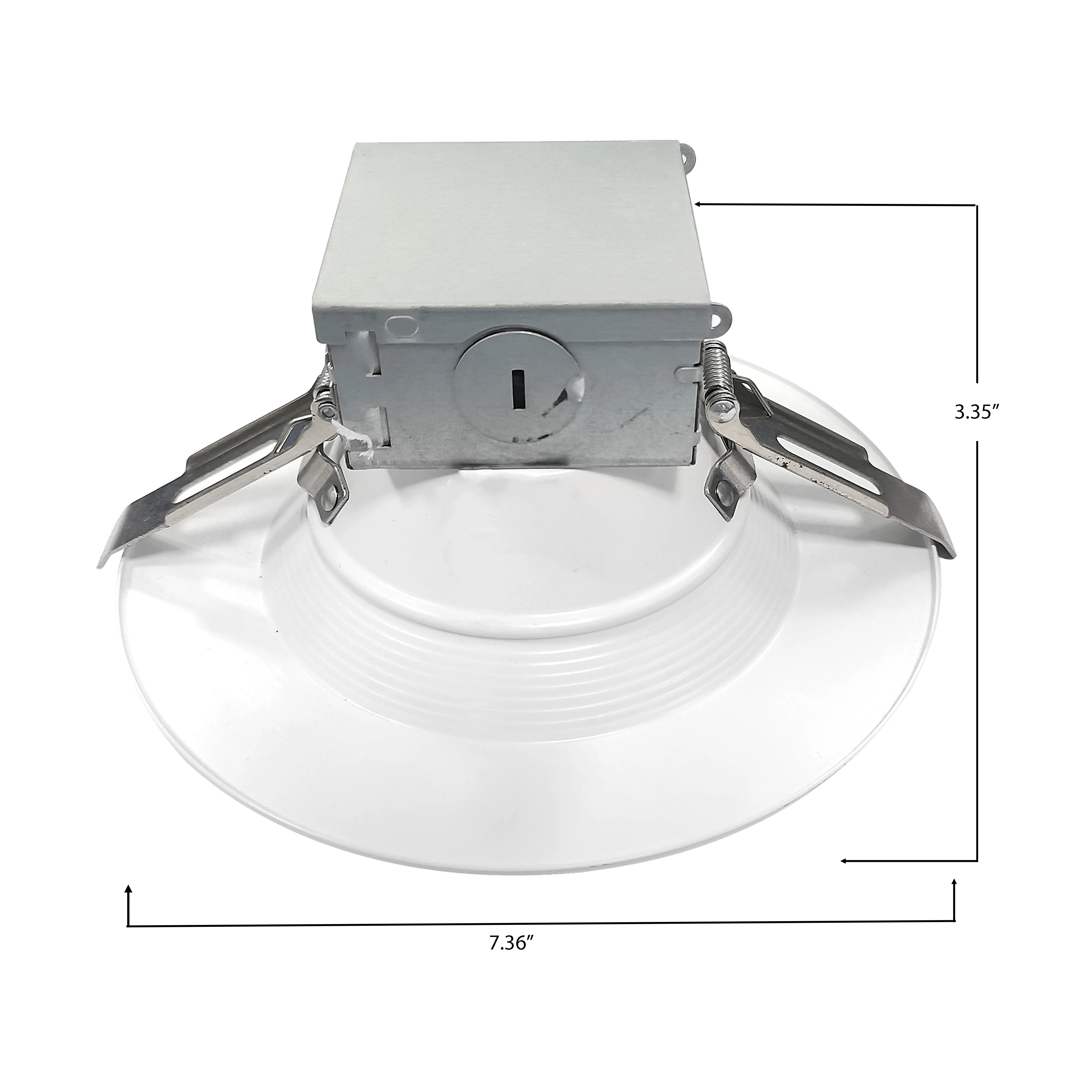 3BRIX 6" 15W Recessed Downlight - 1100lms - Integrated J-Box