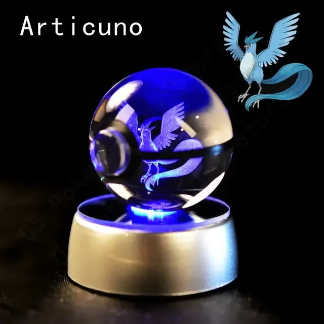 3D Pokémon Crystal Ball Lamp