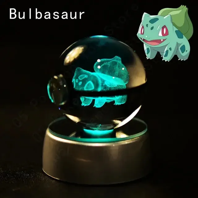 3D Pokémon Crystal Ball Lamp