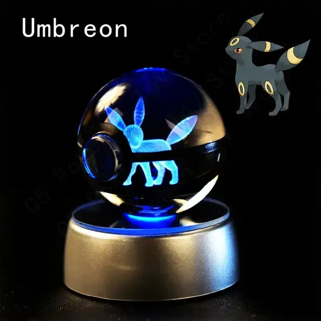 3D Pokémon Crystal Ball Lamp