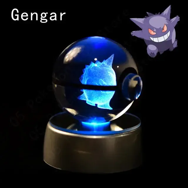 3D Pokémon Crystal Ball Lamp