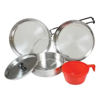 5 Piece Stainless Steel Mess Kit