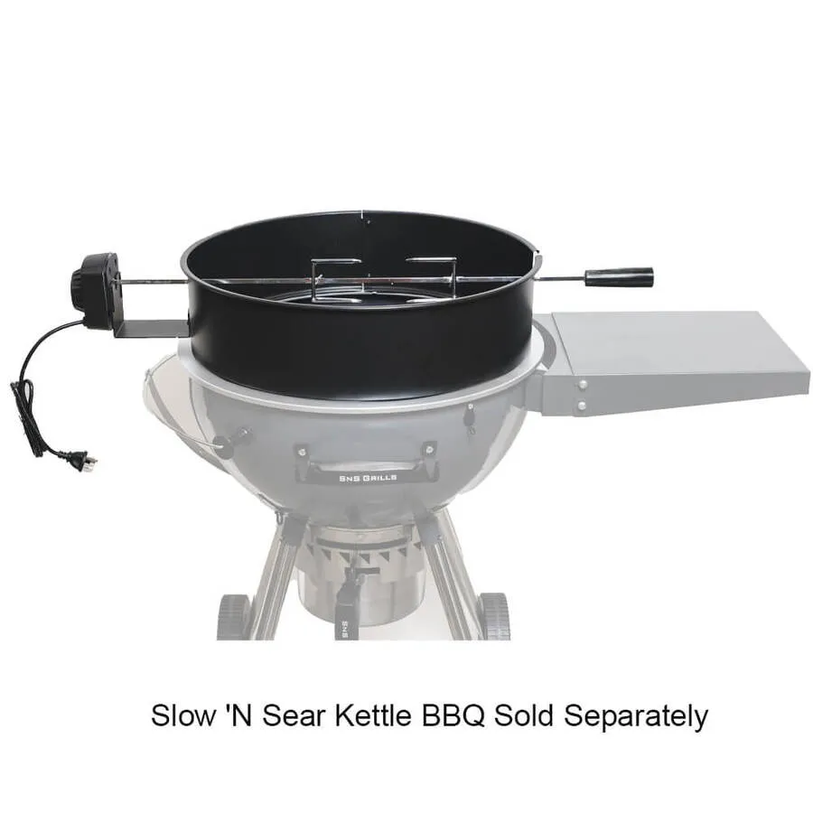 57cm Kettle Rotisserie Kit | Flaming Coals