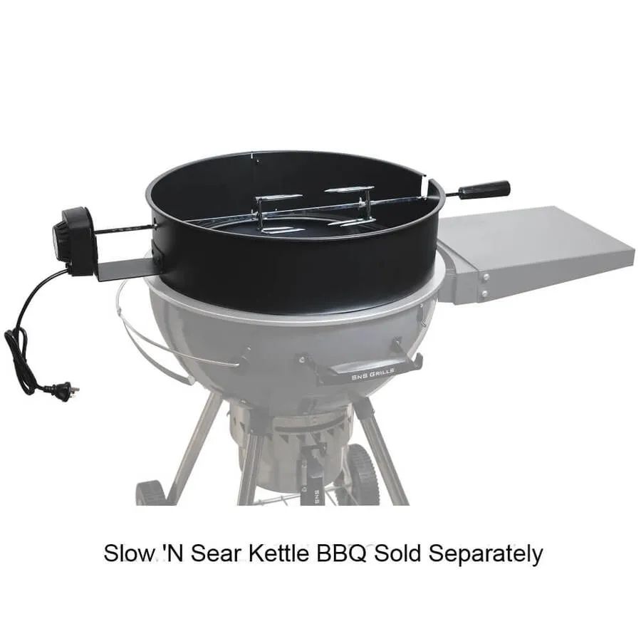 57cm Kettle Rotisserie Kit | Flaming Coals