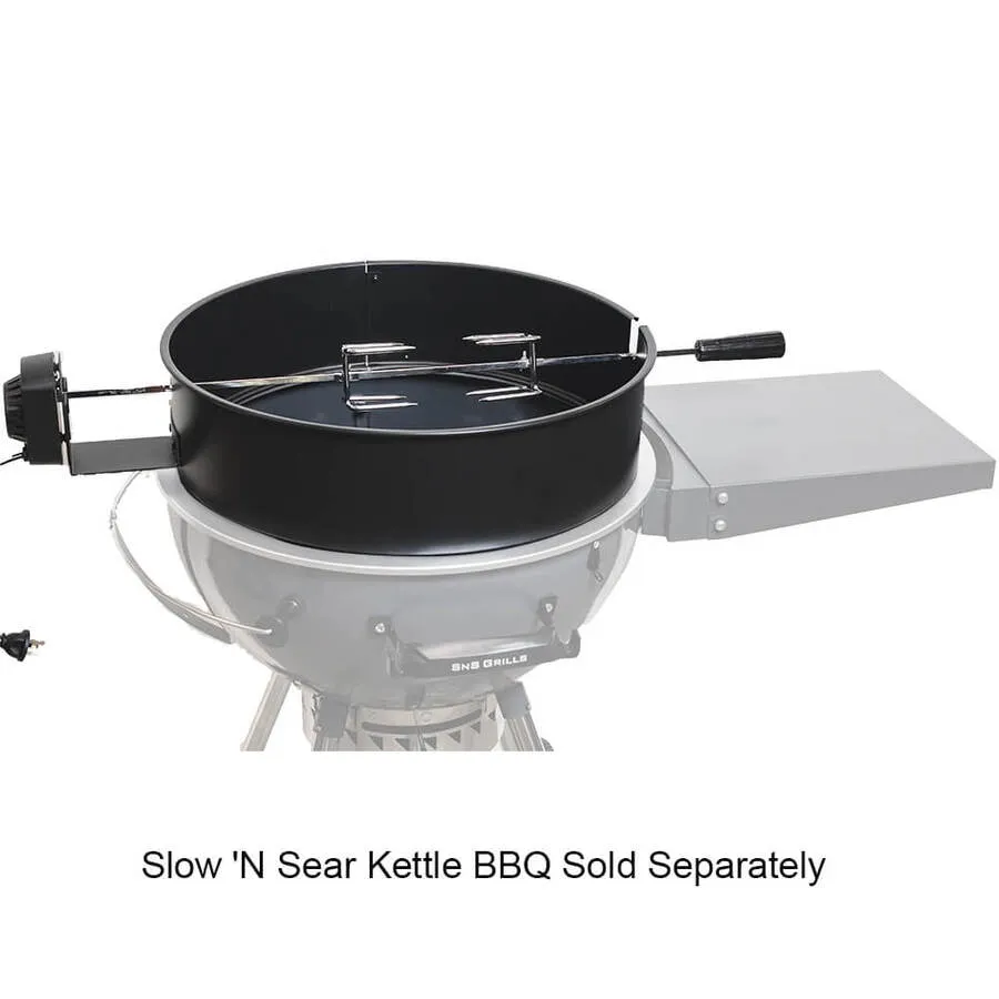 57cm Kettle Rotisserie Kit | Flaming Coals