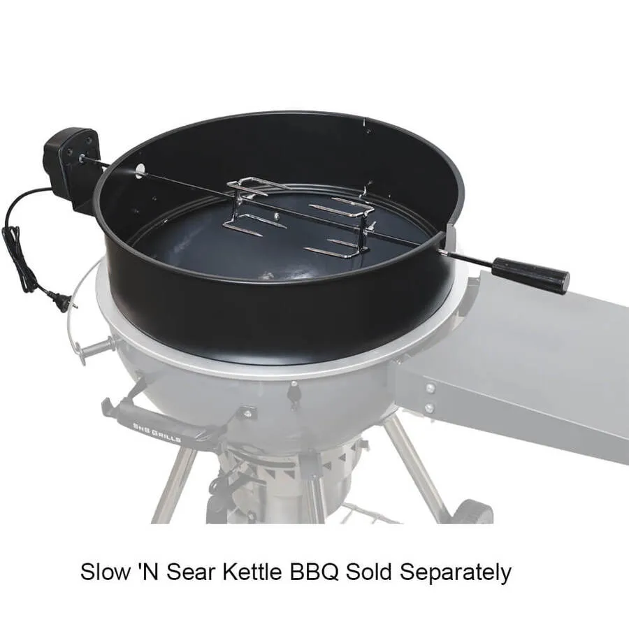 57cm Kettle Rotisserie Kit | Flaming Coals