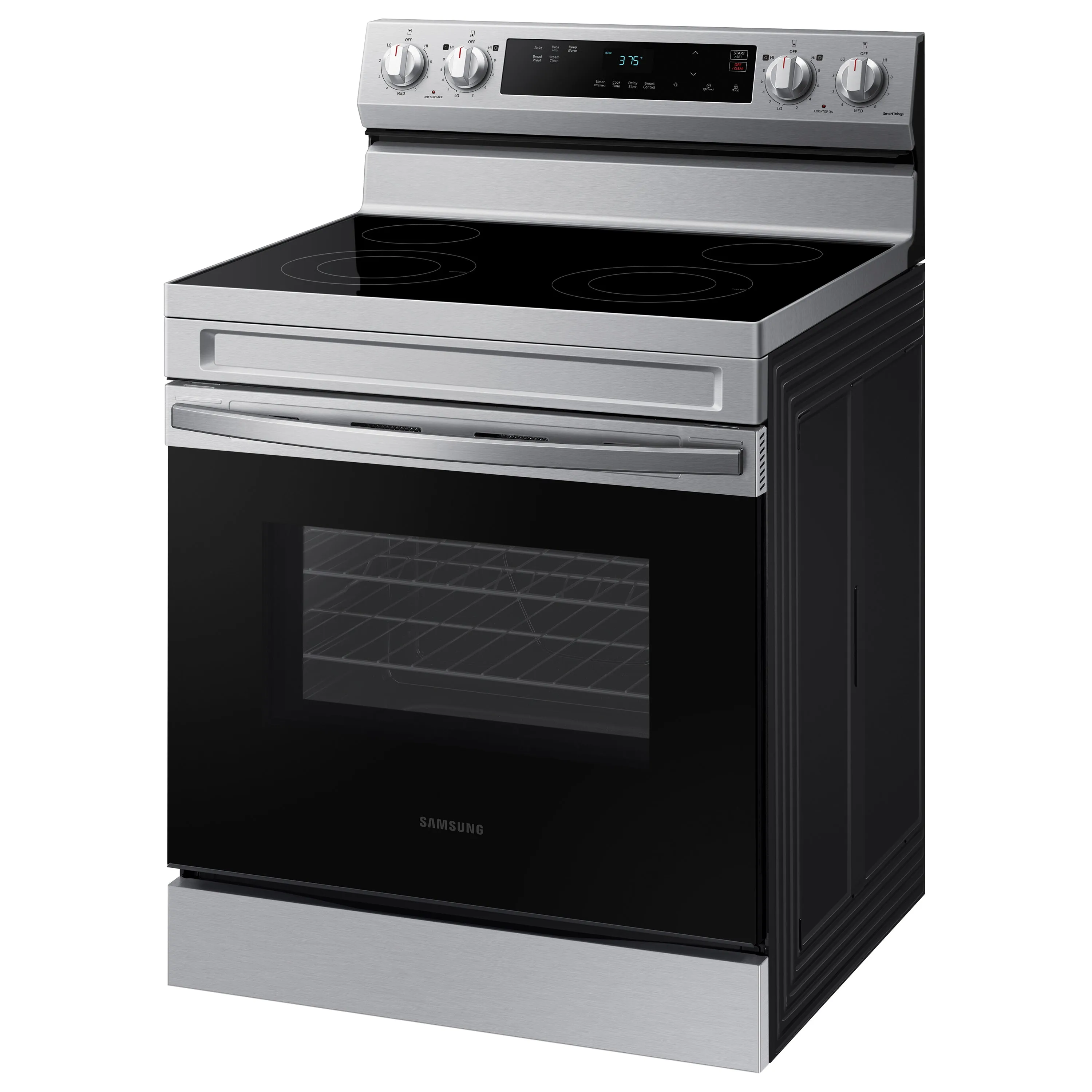 6.3 cu. ft. Smart Freestanding Electric Range with Steam Clean in Stainless Steel - (NE63A6111SS)