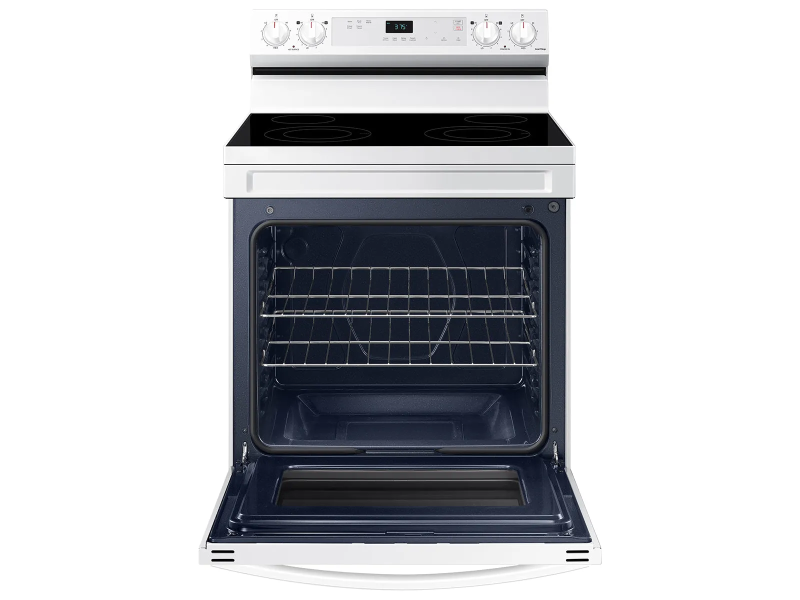 6.3 cu. ft. Smart Freestanding Electric Range with Steam Clean in White - (NE63A6111SW)