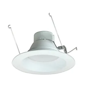 6" Onyx Retrofit LED Can Light, 1100 Lumens, 27K|30K|35K|40K|50K, Deep Smooth Trim