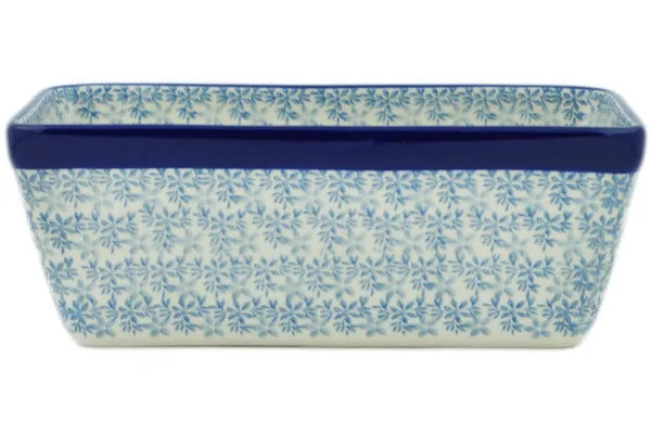 8" Loaf Pan 8" - Blue Water Lily