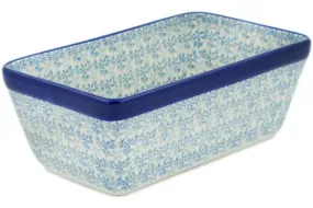 8" Loaf Pan 8" - Blue Water Lily