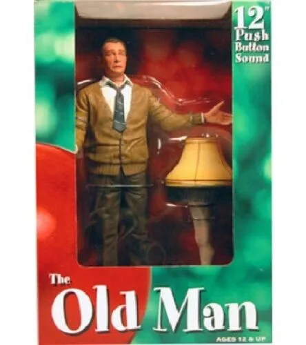 A Christmas Story OLD MAN 12' Talking action figure by NECA