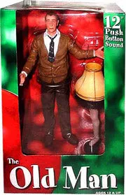 A Christmas Story OLD MAN 12' Talking action figure by NECA