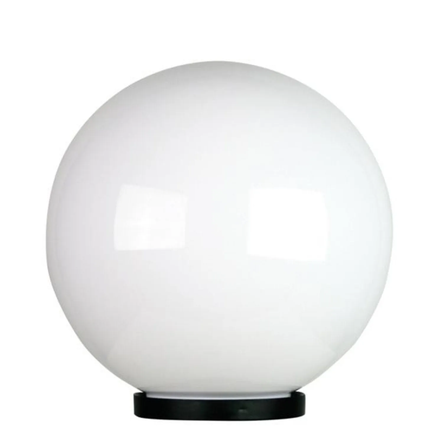 Acrylic Post Top Sphere Light Opal Finish in 6 Sizes 200mm-500mm