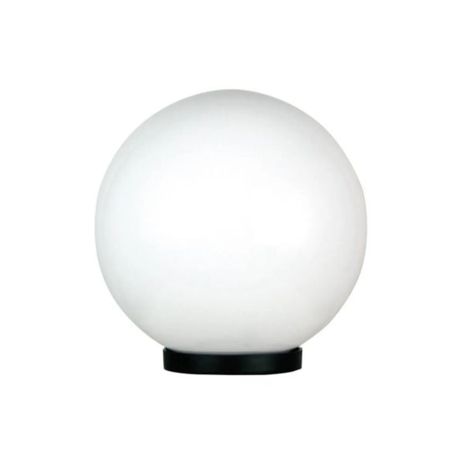 Acrylic Post Top Sphere Light Opal Finish in 6 Sizes 200mm-500mm