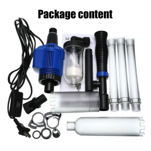 Adjustable Electric Aquarium Cleaner & Water Exchanger Set