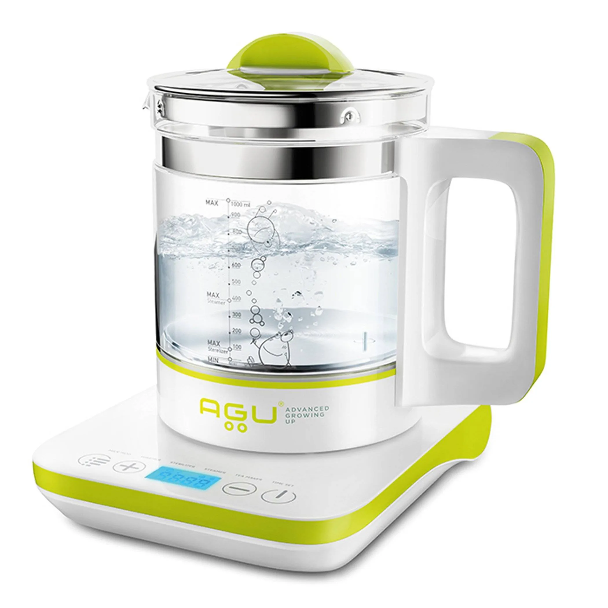 Agu - Multifunctional Electric Kettle - Green/White