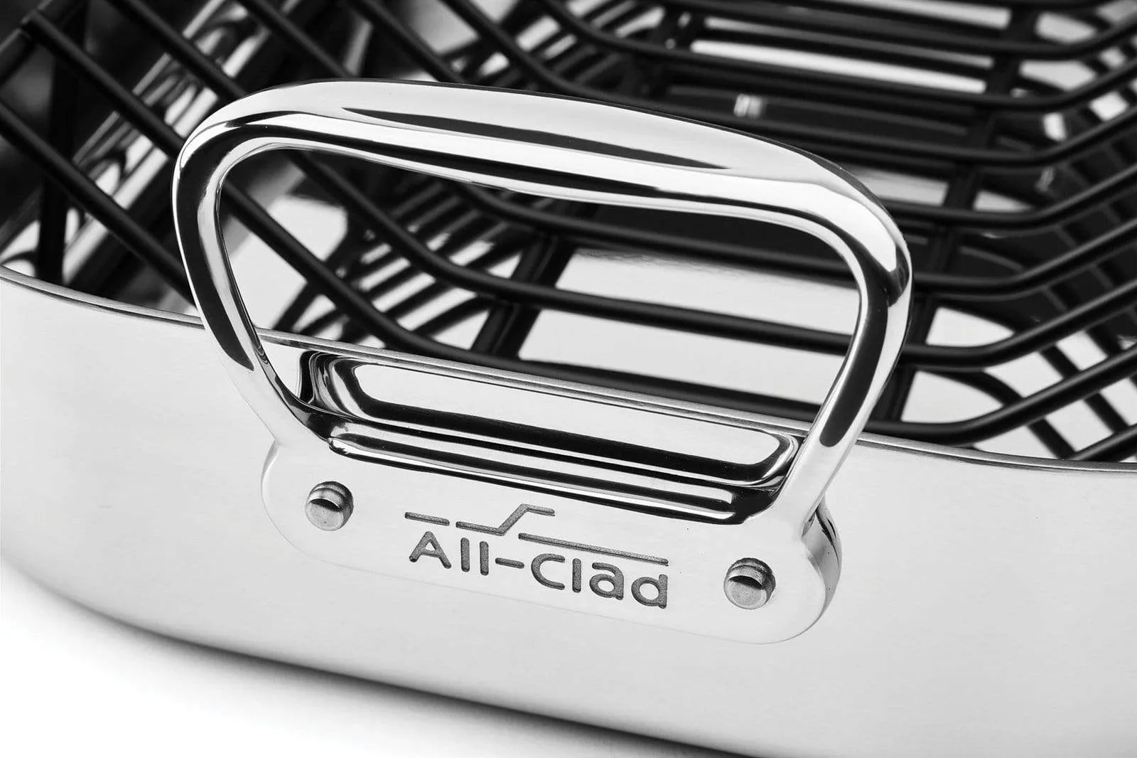 All-Clad Large Stainless Steel Roaster with Rack