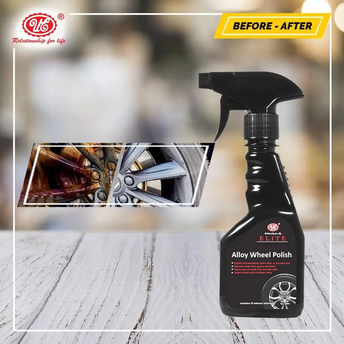 Alloy Wheel Polish Cleaner Concentrate | Best Wheel Polish For Car, Bike & Other Vehicles