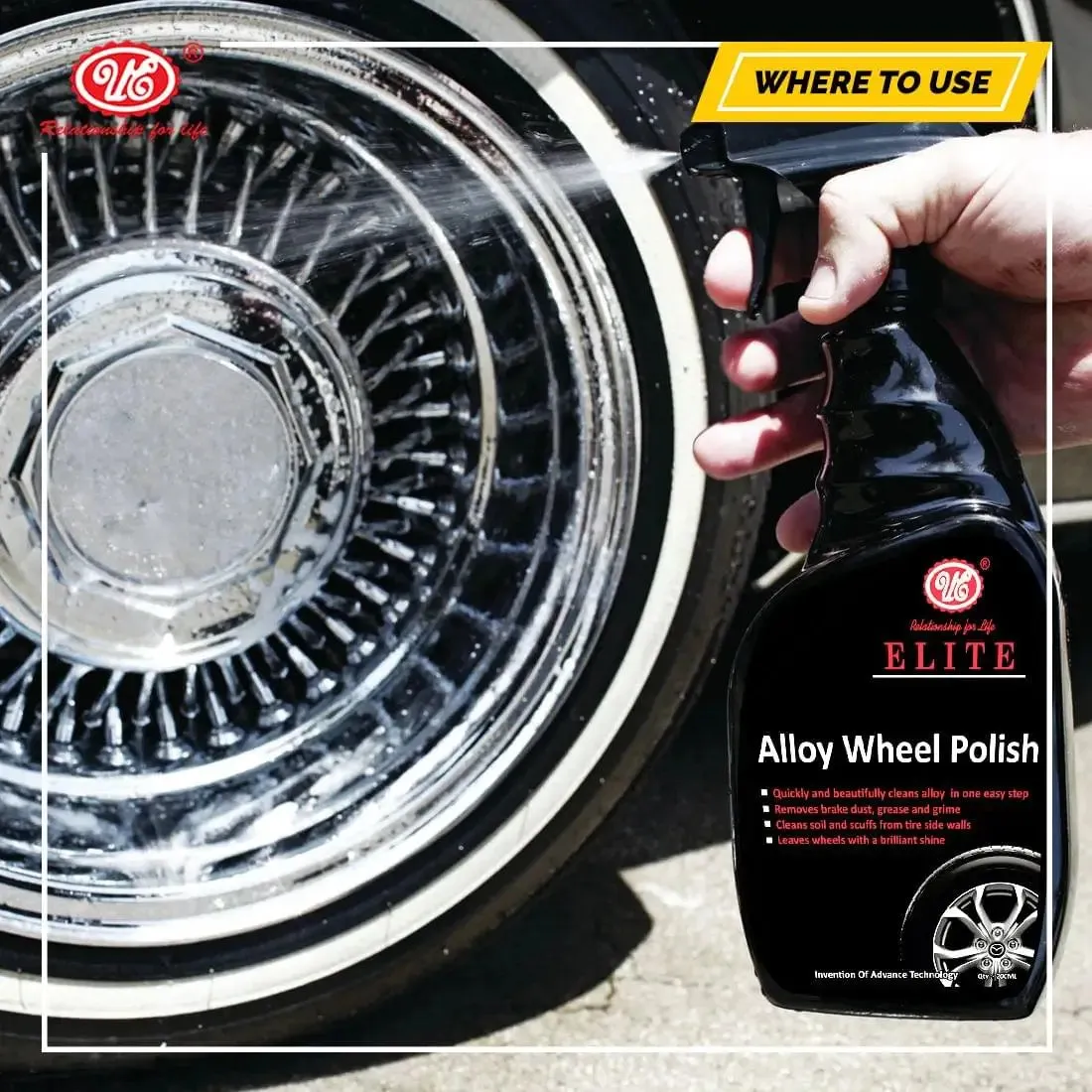 Alloy Wheel Polish Cleaner Concentrate | Best Wheel Polish For Car, Bike & Other Vehicles