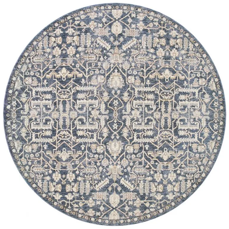 Amber Lewis x Loloi Zuma Rug - Blue Ivory