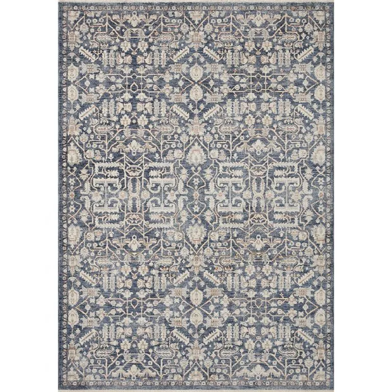 Amber Lewis x Loloi Zuma Rug - Blue Ivory