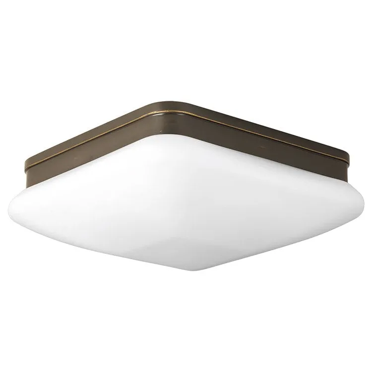 Appeal 11" Two-Light Flush Mount Ceiling Light with Opal Glass