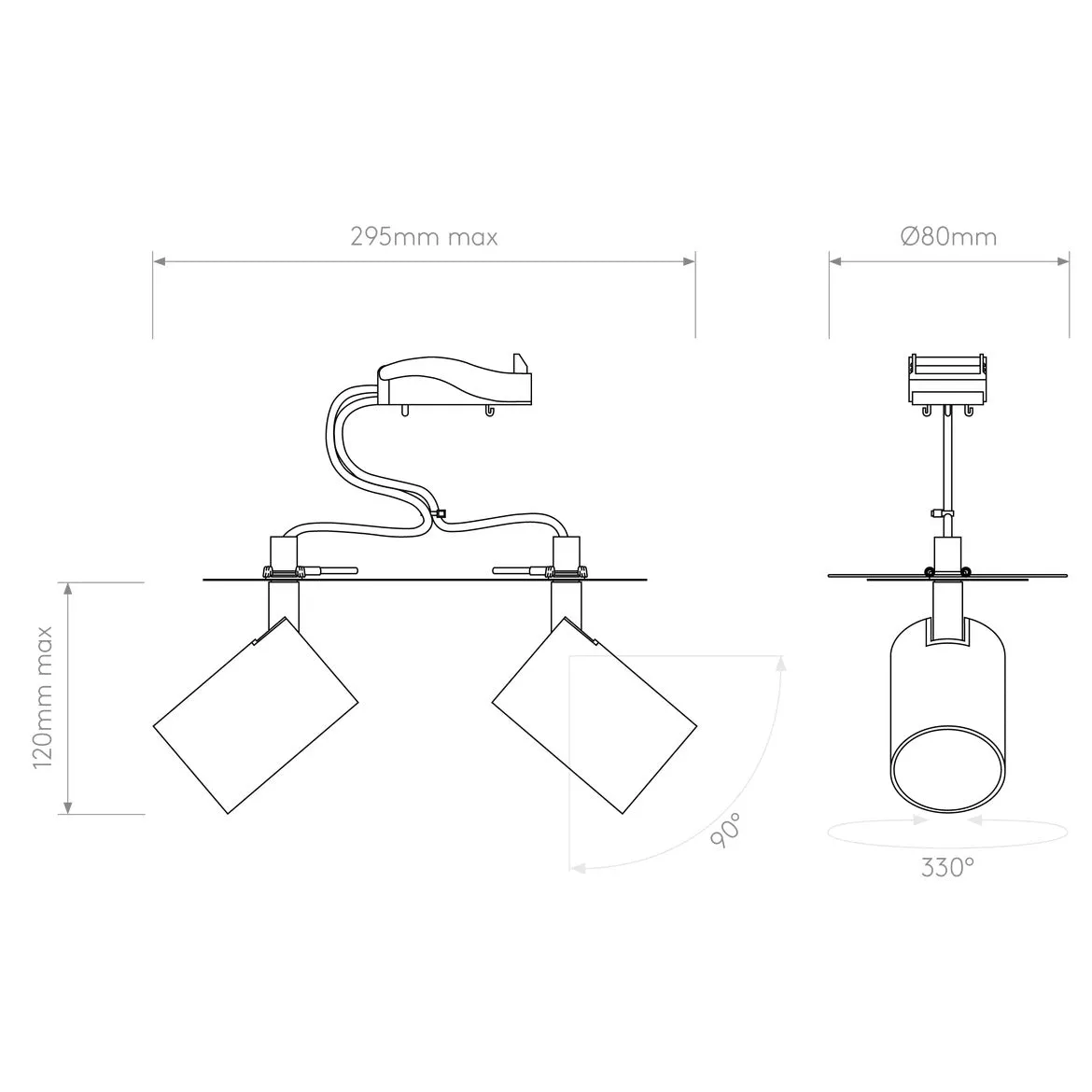 Ascoli Twin Recessed IP20