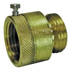 B & K ProLine Series 108-904 Back Flow Preventer Vacuum Breaker, 3/4 in Connection, Female x Male, Brass