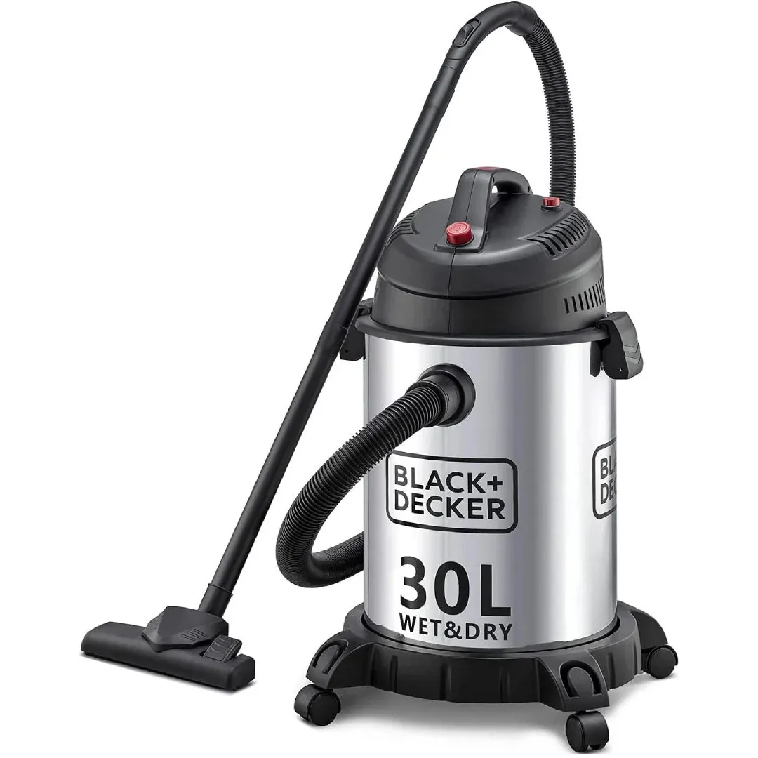 B D_30L Wet & Dry Drum Vacuum Cleaner 1400W Steel