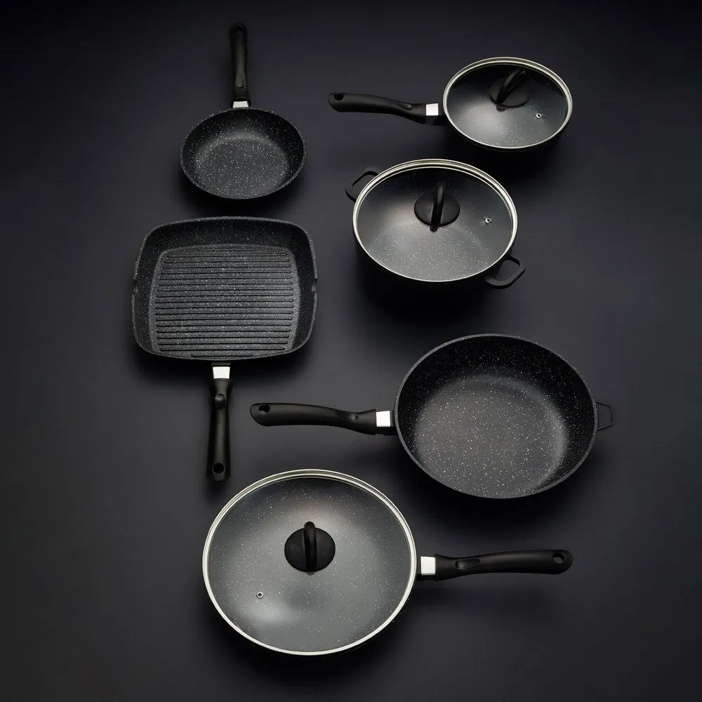 Baccarat STONE 6 Piece Cookware Set with Grill Pan