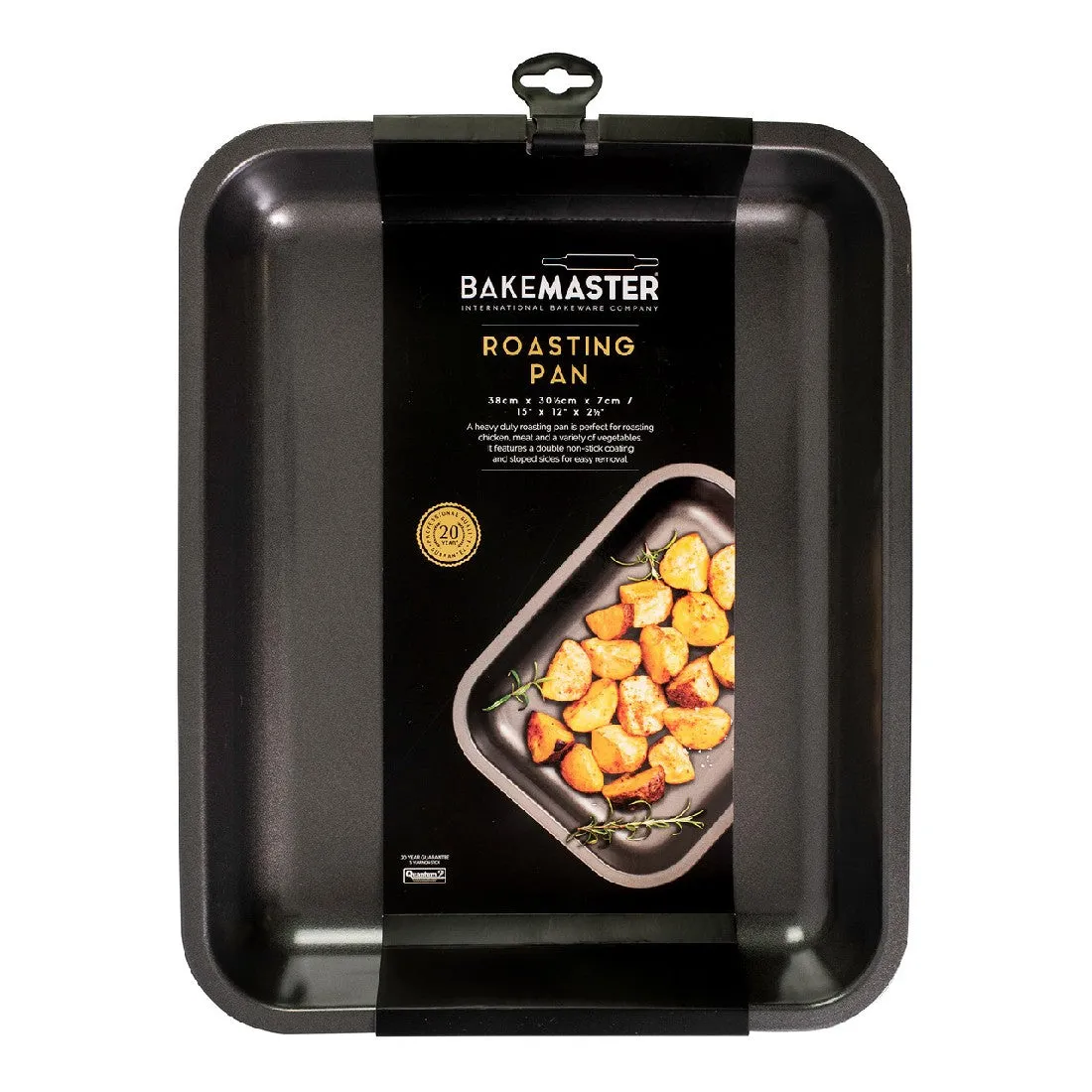 Bakemaster Large Roasting Pan 39x31x5cm