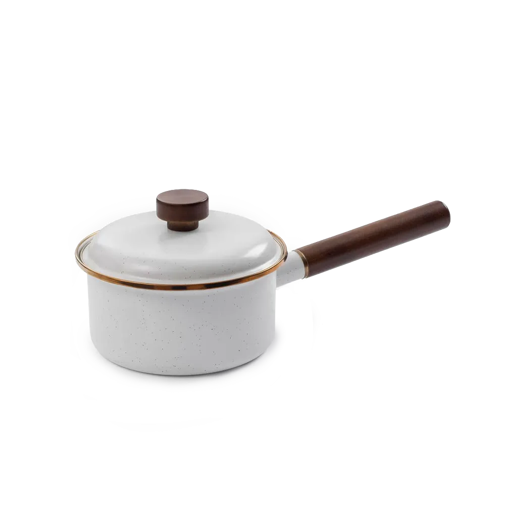 Barebones Enamel Saucepan