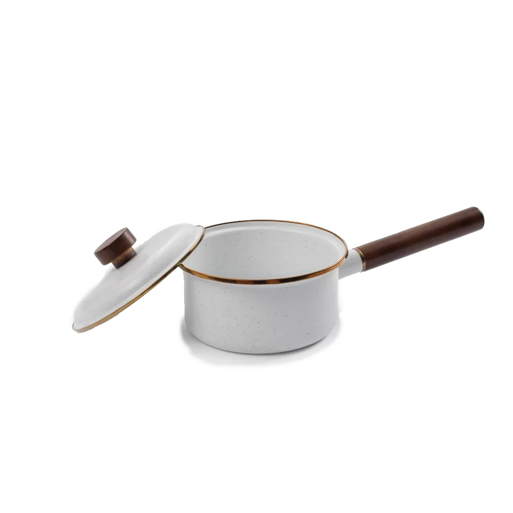 Barebones Enamel Saucepan