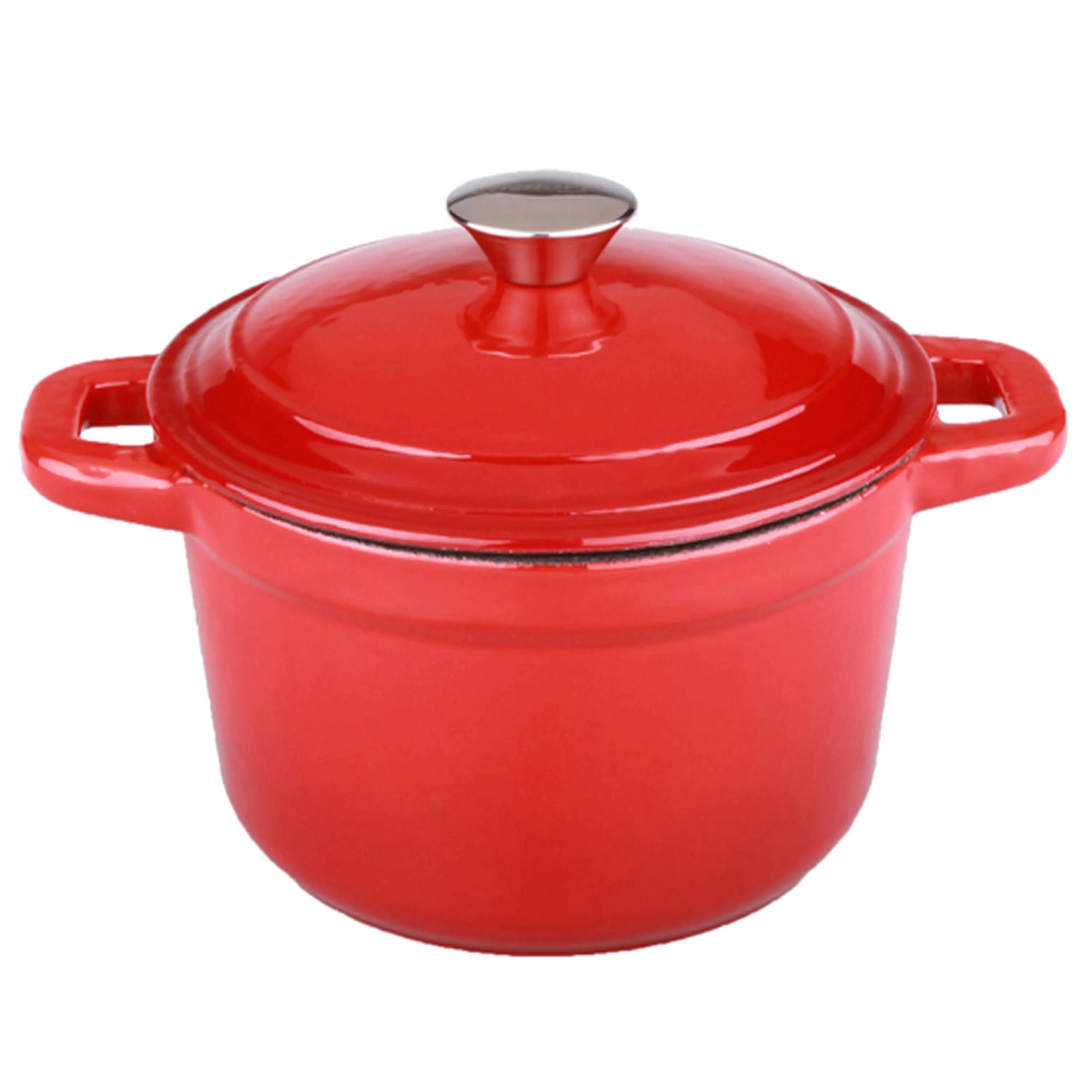 BergHOFF Neo 10pc Cast Iron Cookware Set, Red