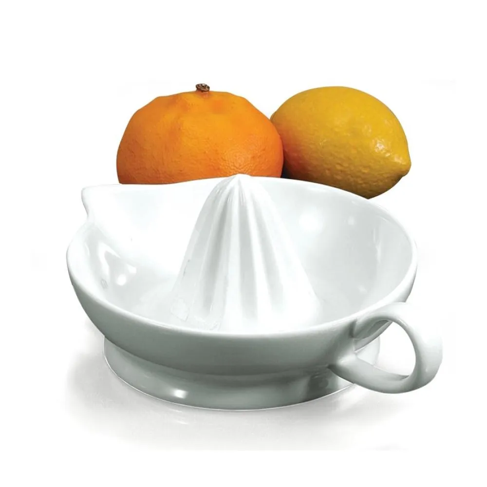 BIA 6" Classic Manual Porcelain Citrus Juicer - 904141WH