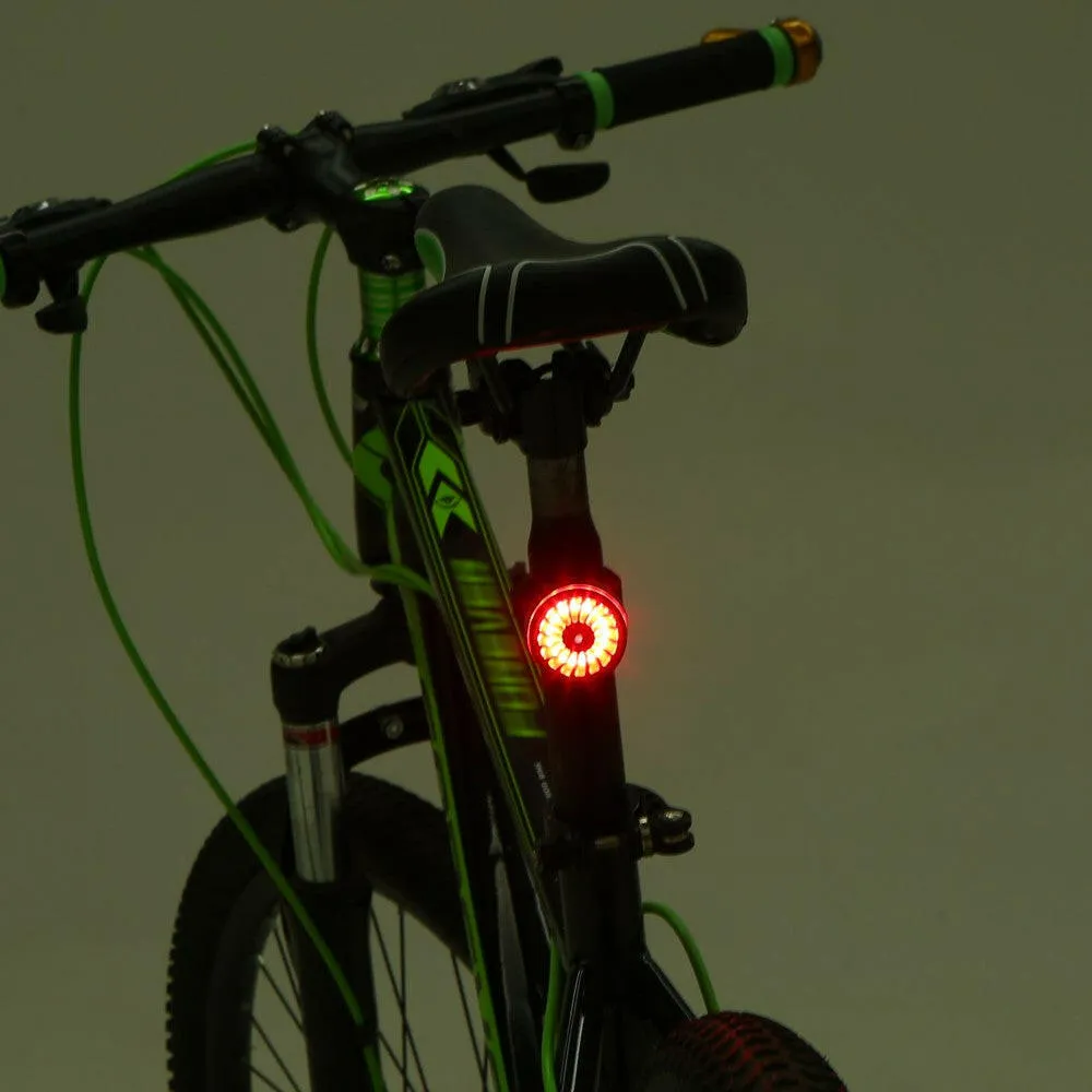 Bike Tail Light USB Rechargeable Rear Bike Light Helmet Backpack Lamp Safety Warning Strobe Light