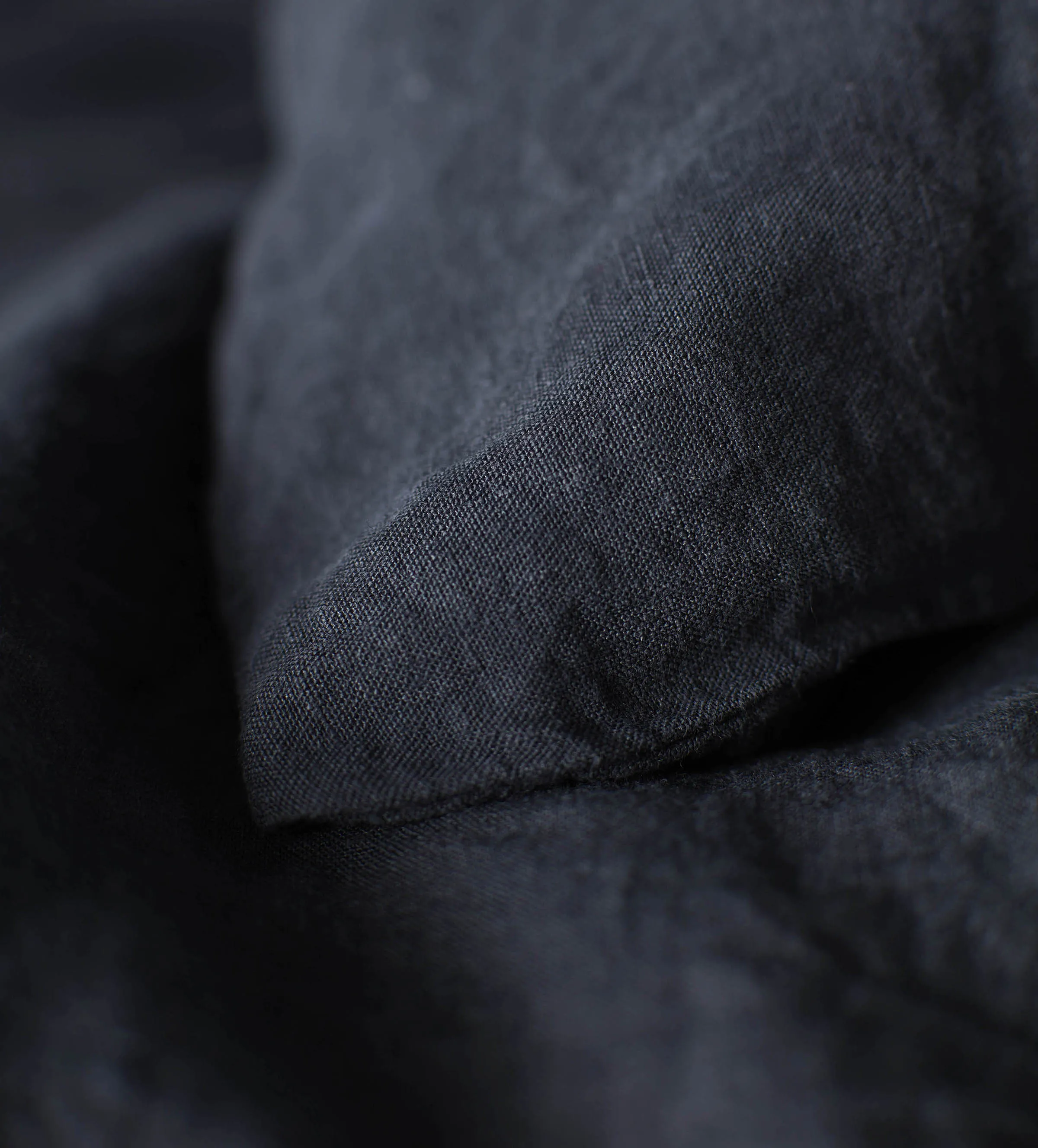 Black 100% Linen Bed Linen