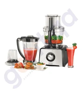 BLACK & DECKER 800W STAINLESS STEEL FOOD PROCESSOR - FX810