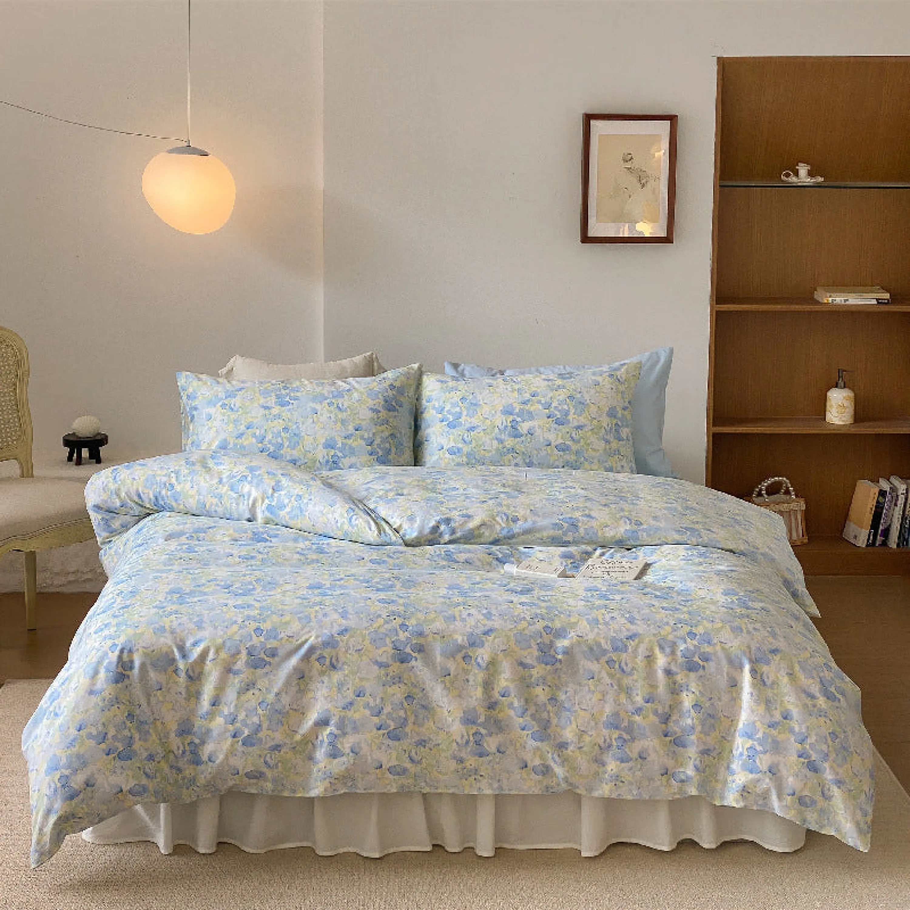 Blossom Floral Bedding Set / Orange