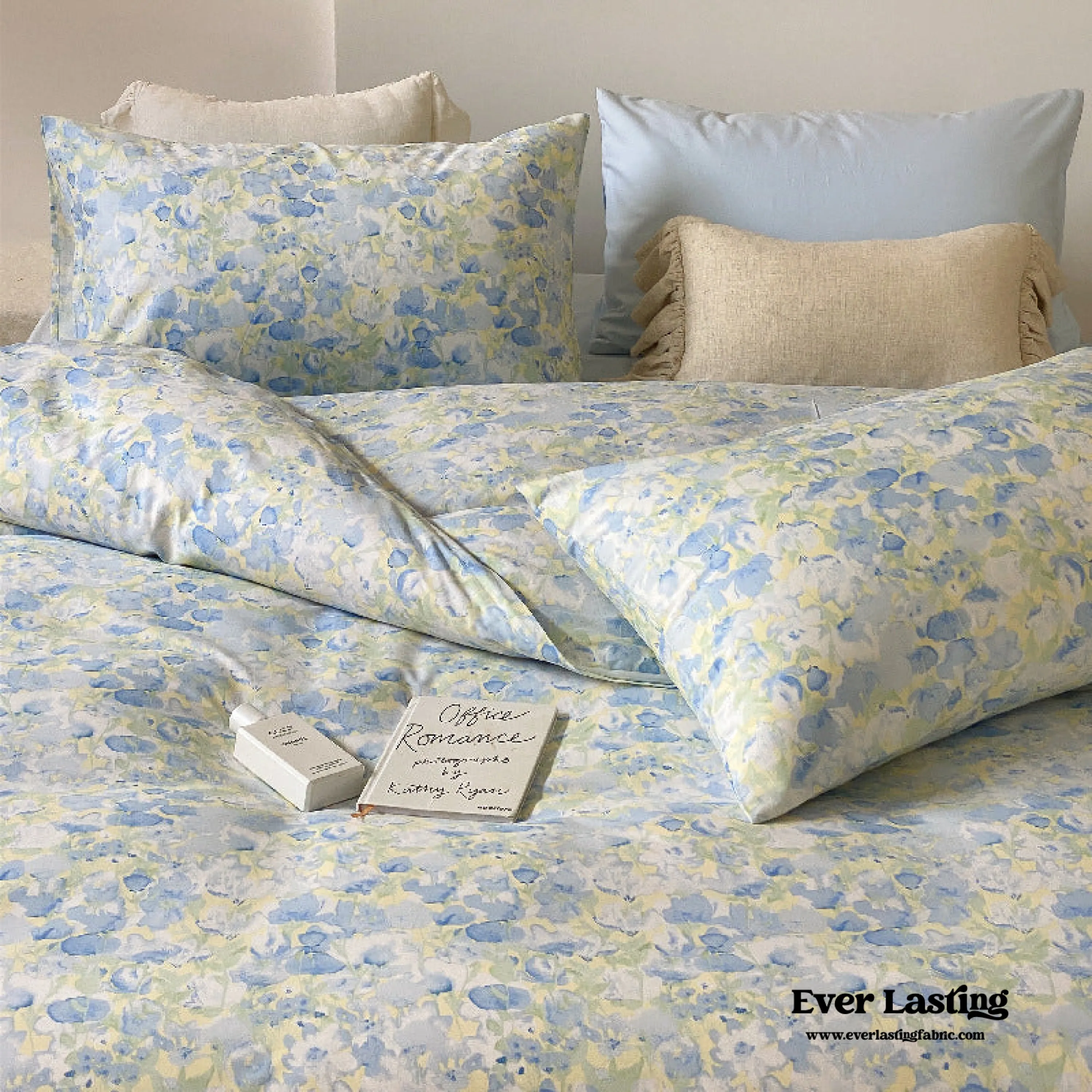 Blossom Floral Bedding Set / Orange